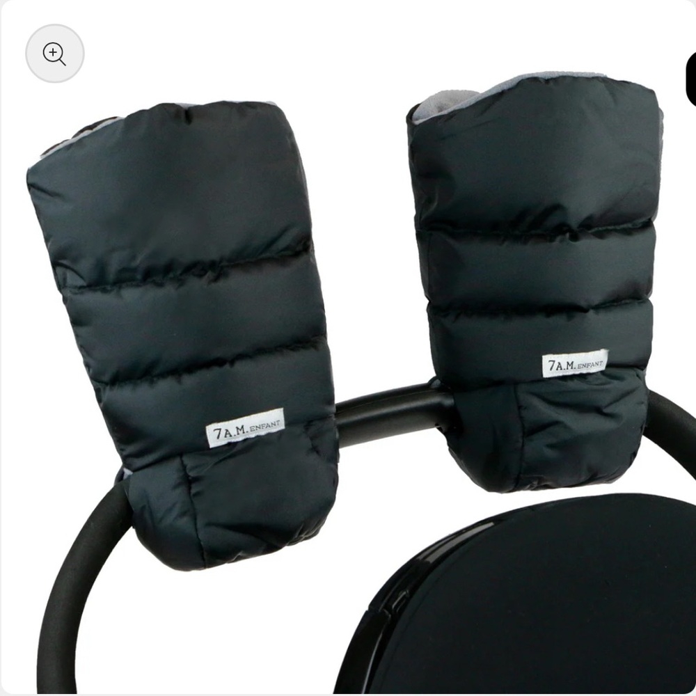 7 A.M. Enfant Black Stroller Mittens